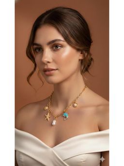 Kraft Smiths - Multi-Color Elegant Ocean Charm Necklace