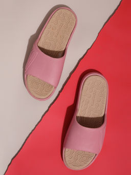 Chupps - Women Nova Shock Absorption Sliders - Pink Pale