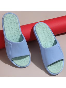 Chupps - Women Nova Ergonomic Support Sliders - Sky Blue Lime