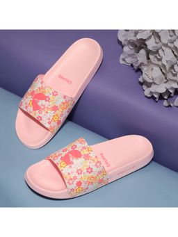 Chupps - Women Grace Shock Absorption Sliders - Pink White