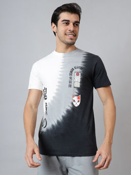 Free Authority - Official Demon Slayer Printed Regular Fit T-shirt For Men