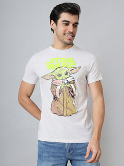 Free Authority - Official Star Wars Printed Regular Fit T-shirt For Men