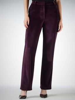 FableStreet - Women Purple Pant