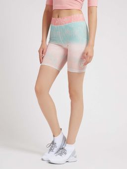Guess - Multi-Color Polyester Blend Printed Corrine Shorts