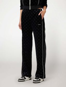 Guess - Women Black Solid High Rise Straight Pant