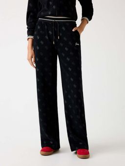 Guess - Women Black High Rise Straight Pant