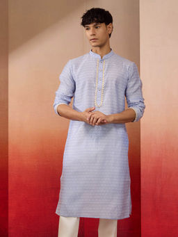 Vastramay - Hawa Silk Jacquard Kurta