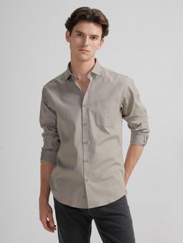 Crocodile - Men Comfort Solid Plain Smart Stretch Shirt