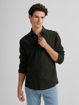Crocodile - Men Comfort Solid Plain Smart Stretch Shirt