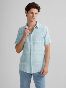 Crocodile - Men Comfort Fit 100% Cotton Cozy Checks Shirt
