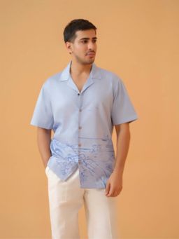 BEFITTING CLOTHING - Powder Blue Cuban Shirt