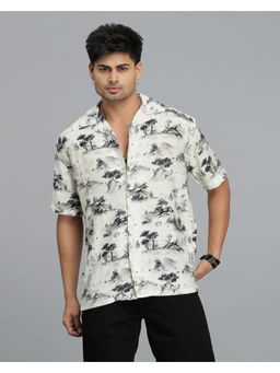 ROOKIES - Men Multi Color Viscose Rayon Casual Shirt