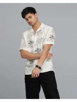 ROOKIES - Men Multi Color Viscose Rayon Casual Shirt