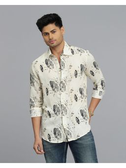 ROOKIES - Men Multi-Color Viscose Rayon Casual Shirt