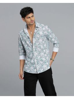ROOKIES - Men Green Nylon Casual Shirt