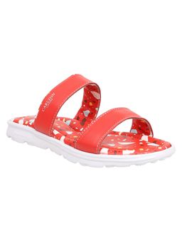 Carlton London - Red Women Printed Sliders