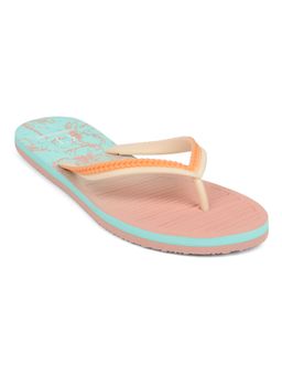 Carlton London - Light Green Women Printed Flipflops