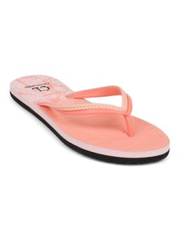 Carlton London - Peach As 8003 Women Printed Flipflops