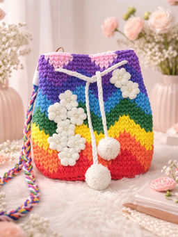 Toprico - Rainbow Dream Crochet Handbag