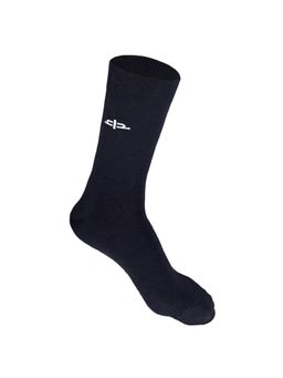Heelium - Bamboo Crew Socks for Men - Odour Free - Thin & Light - 1 Pair - Black