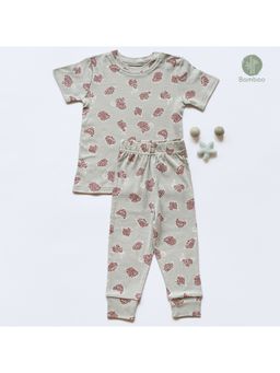 Cocoon Care - Bamboo Muslin Half Sleeve T-Shirt Joggers Set For Babies (Set of 2)