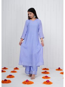 Aruma - Blue Kurta with Palazzo