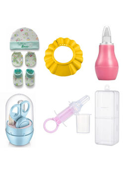 Safe-O-Kid - Newborn Care Combo Kit with Grooming, Feeding & Bath Essentials (Pack of 3)