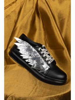 The Saree Sneakers - Black Wing Sneakers