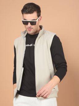 CRIMSOUNE CLUB - Men's Grey Sleeveless Sweatshirt