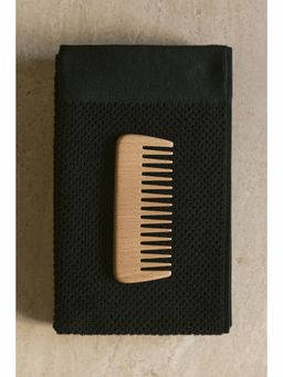 H&M - Black 2-Pack Cotton Terry Guest Towels