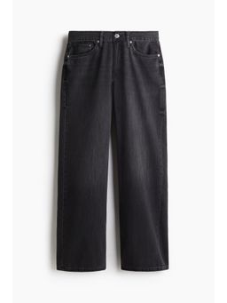 H&M - Men Black Straight Loose Lightweight Jeans