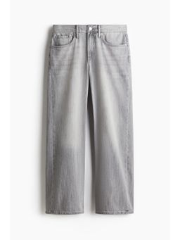 H&M - Men Grey Straight Loose Lightweight Jeans