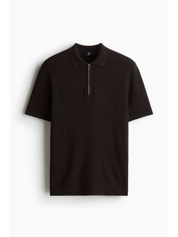 H&M - Men Brown Slim Fit Polo Shirt