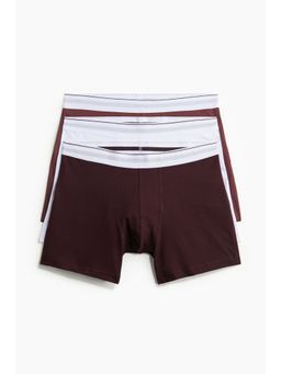 H&M - Men 3-Pack Mid Trunks With Lycra