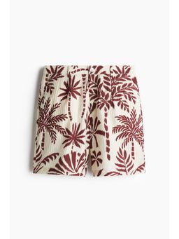 H&M - Men Red Relaxed Fit Patterned Shorts