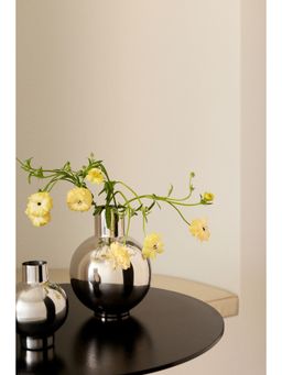 H&M - Silver Large stainless steel vase