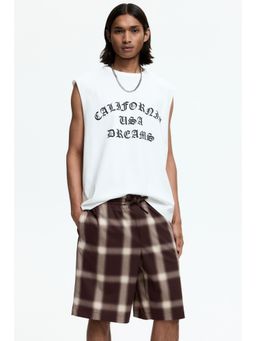 H&M - Men Brown Loose Fit Shorts