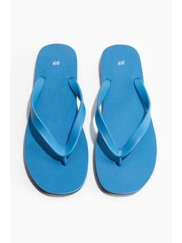 H&M - Men Blue Rubber Flip Flops