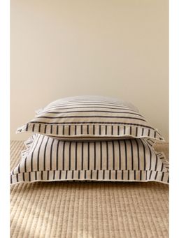 H&M - Beige Linen-blend cushion cover