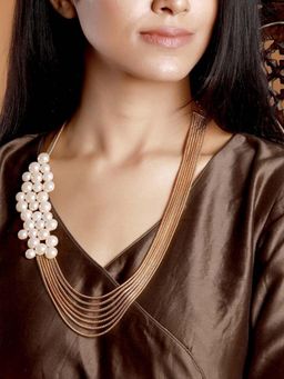 Suhani Pittie - Modern Maharani Pearl Chain Necklace