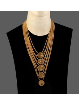 Suhani Pittie - Gold Plated 10 Line Dori Chain Neckpiece