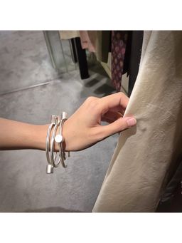 Suhani Pittie - Eos Silver Bangles