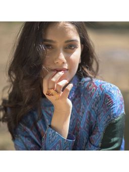 Suhani Pittie - Harvest Moon Two Finger Ring
