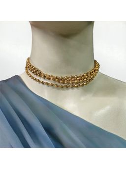 Suhani Pittie - Tiya Gold Plated Ball Link Choker