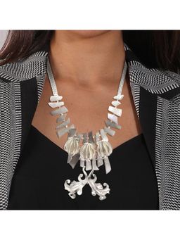 Suhani Pittie - Conquest Silver Statement Necklace