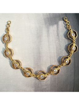 Suhani Pittie - Gold Octagon Crystal Necklace