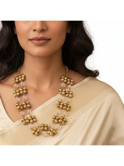 Suhani Pittie - Gold And Acrylic Statement Neckpiece