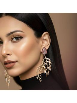Suhani Pittie - Gilded Grasslands Statement Earrings