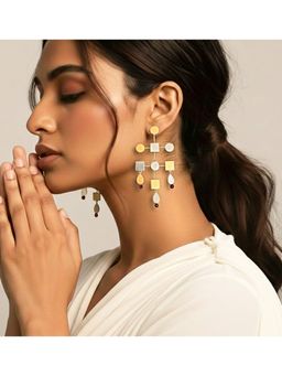 Suhani Pittie - Olympus Balance Geometric Drop Earrings
