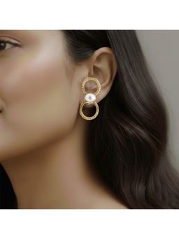 Suhani Pittie - Aphrodite's Knots Pearl Loop Earrings